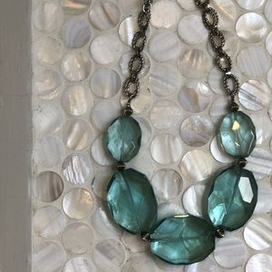 Turquoise jewel necklace